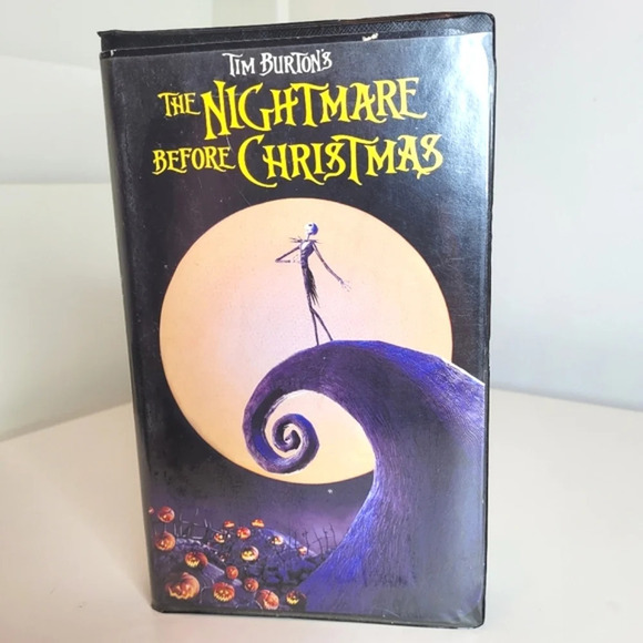 tim burton Other - The Nightmare Before Christmas VHS Movie Tape Clamshell Tim Burton 1994